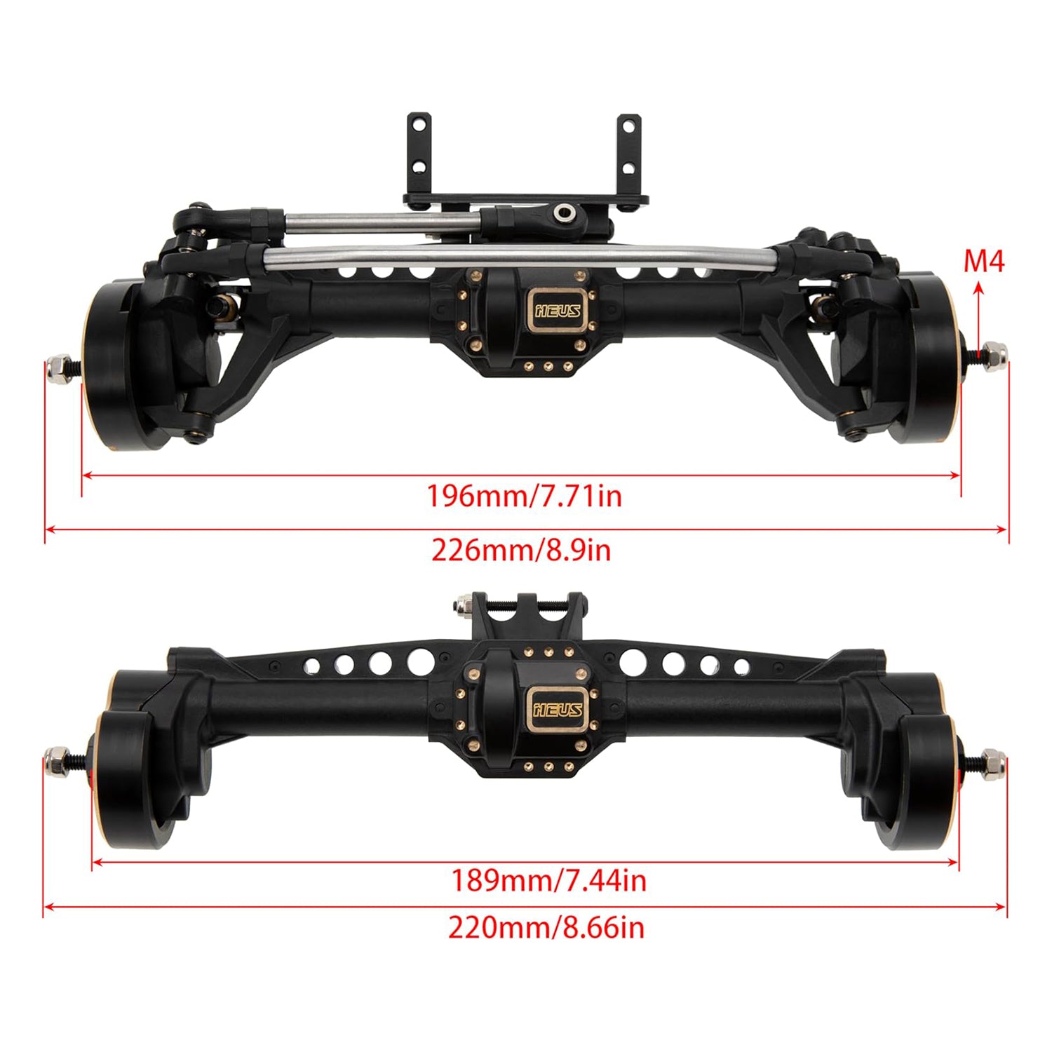 For Axial SCX10 II Upgrade Parts