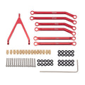 Red Aluminum High Clearance Chassis Links for Axial SCX24 C10