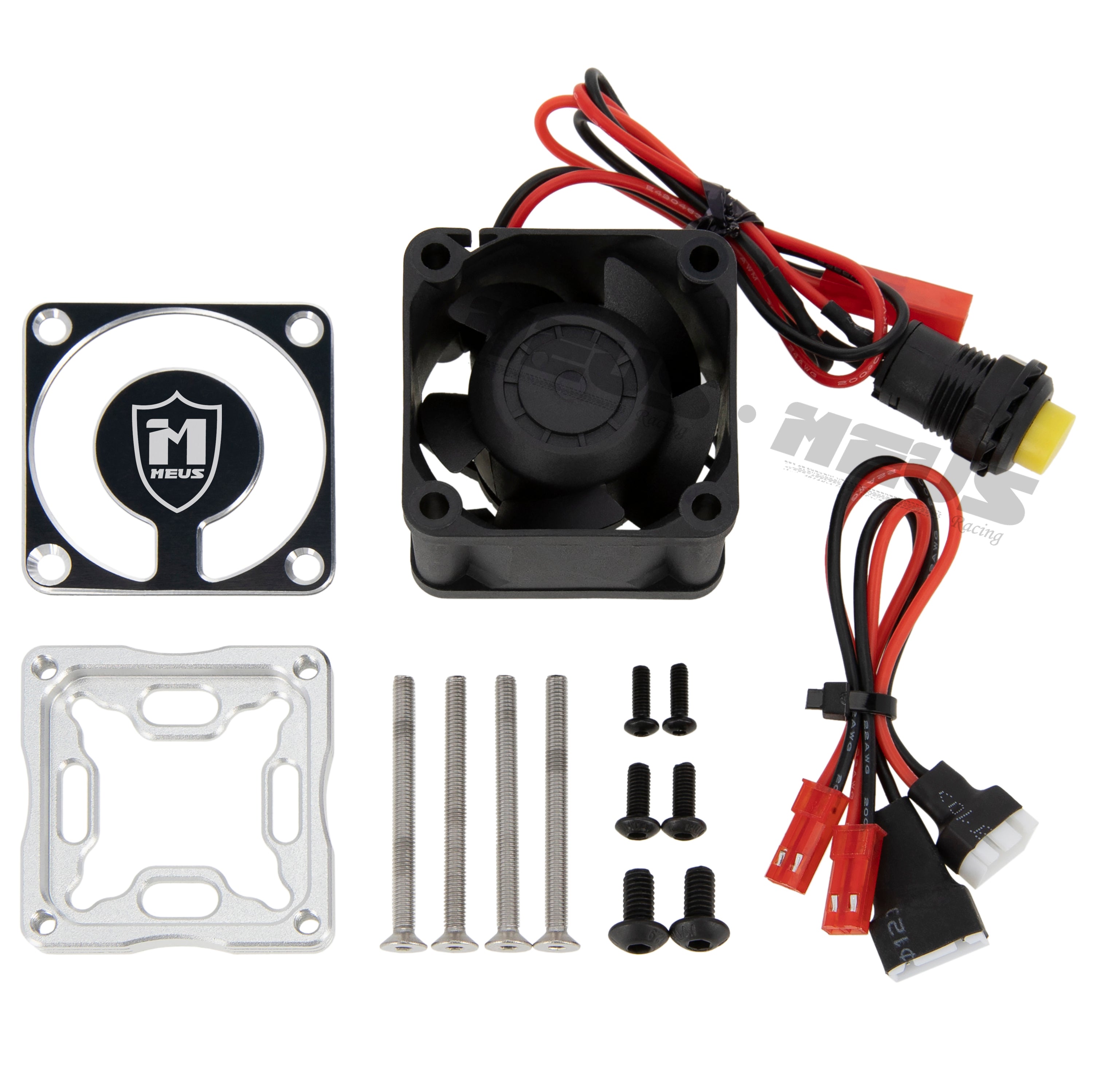 HobbywingESCパープル冷却ファンROCKETRCTHUNDER13.5 Meus Racing Metal 4028 ESC Heatsink 20000RPM Cooling Fan for Hobbywing