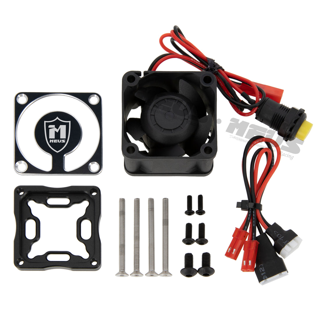  Black 4028 ESC Heatsink package list