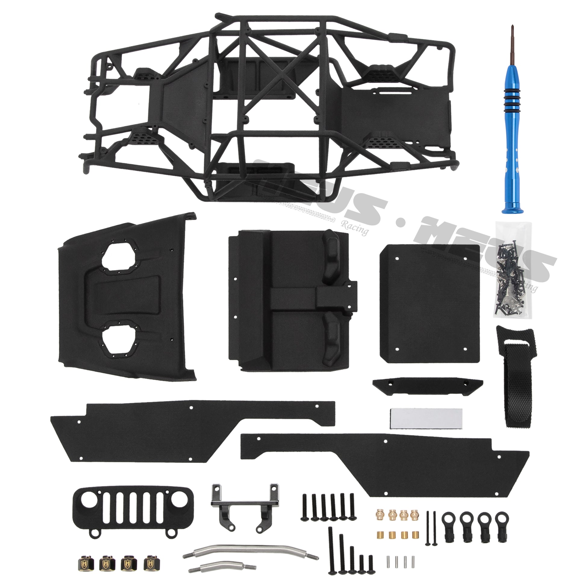Meus Racing 1/18 Ripper 7500 3D Printed Body Set Nylon Cage 