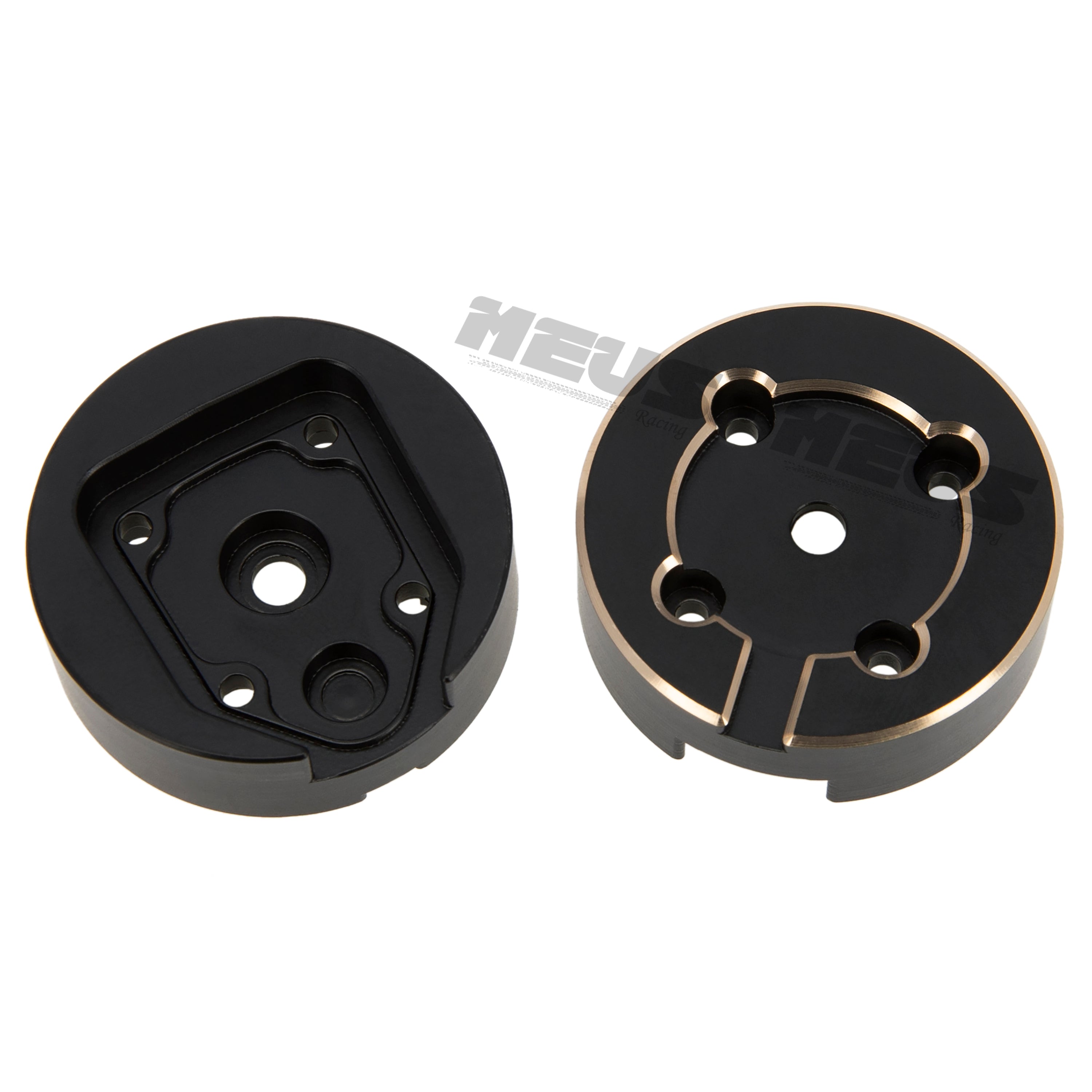 Meus Racing Brass Rear Gear Covers Rear Axle Carriers Set for Axial 1/