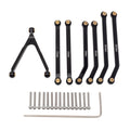 Black Aluminum High Clearance Chassis Links for Axial SCX24 C10