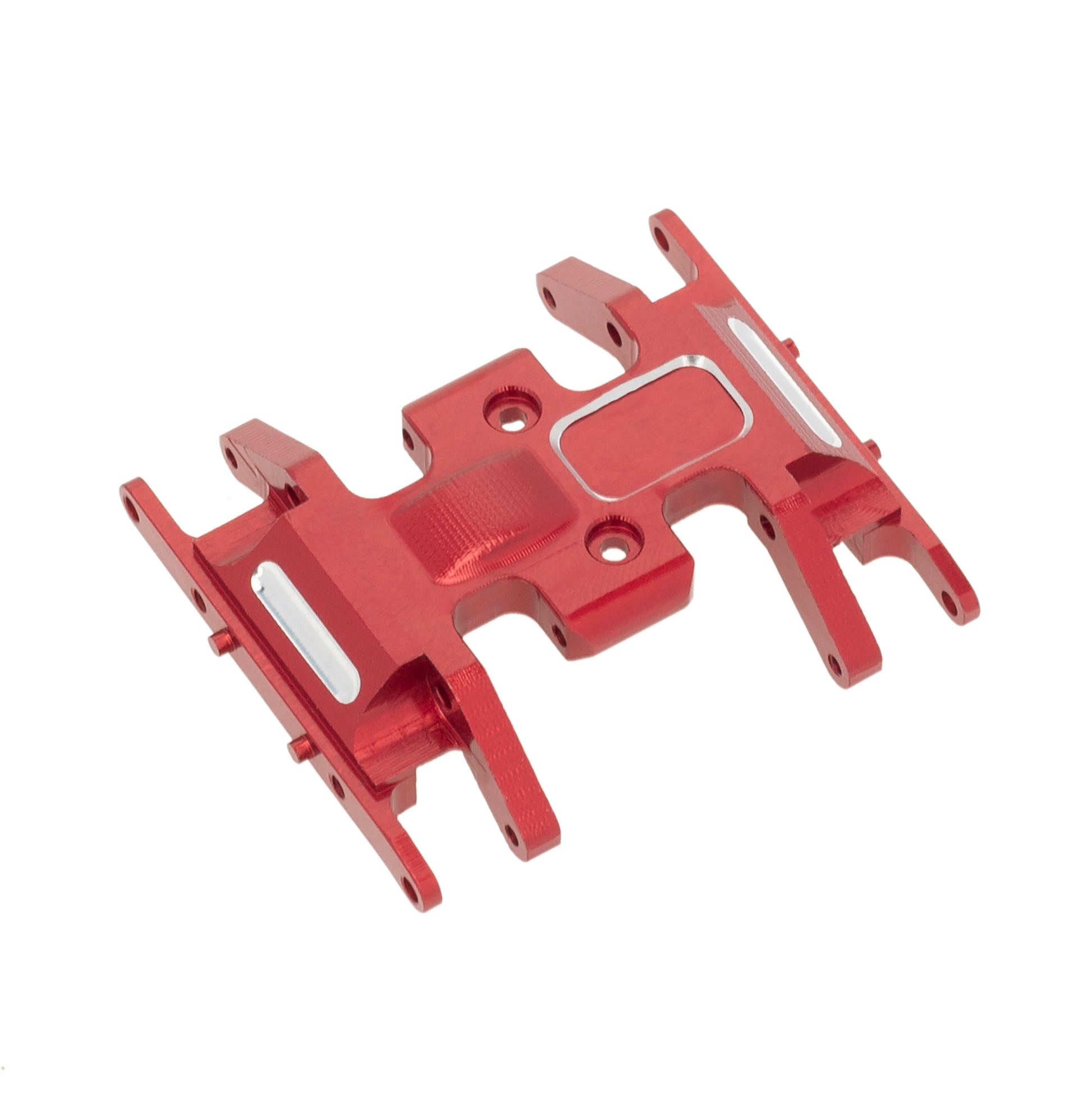 Red Center Transmission Skid Plate for Axial SCX24 90081 Wrangler.
