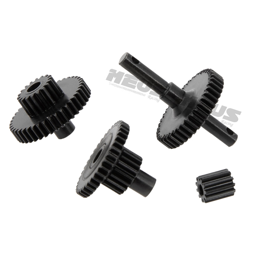 Meus Racing Steel Overdrive Underdrive Transmission Gear Set for TRX4M
