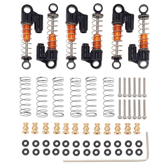 Meus Racing Aluminum Shocks for Axial 1/24 SCX24 6×6 90081 Deadbolt C1