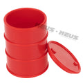 Red RC Car Plastic Oil Drum