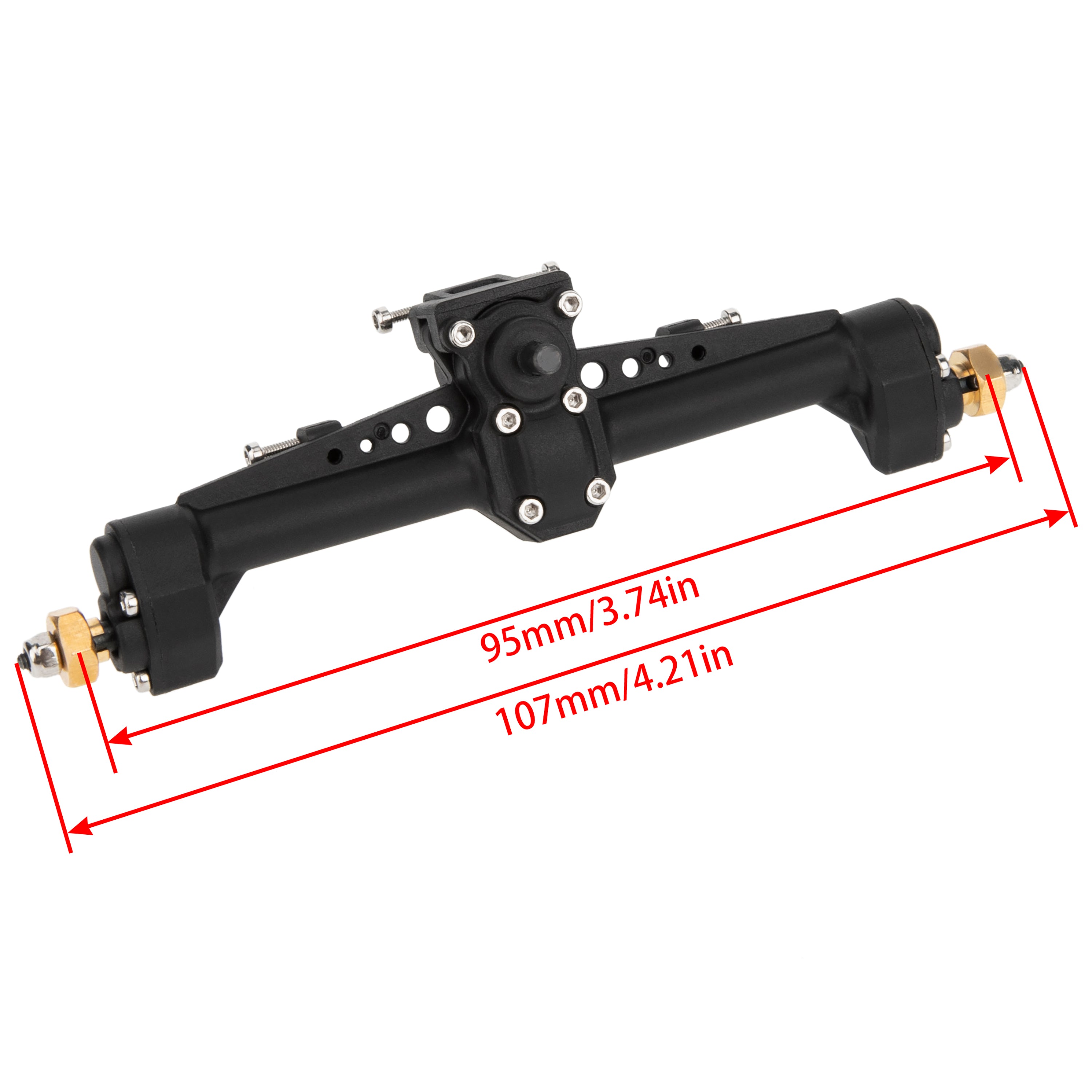 Center Control Axle Meus Racing Plastic Nylon Portal Axle Center Axle for Axial 1/24 SCX24
