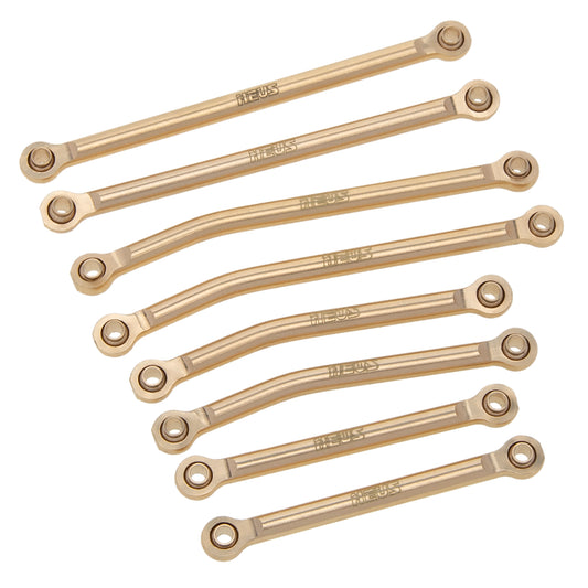 Meus Racing Brass Chassis Link Set High Clearance Links for TRX-4M TRX4M Bronco Defender 1/18 RC Crawler Car Upgrade Parts Accessories