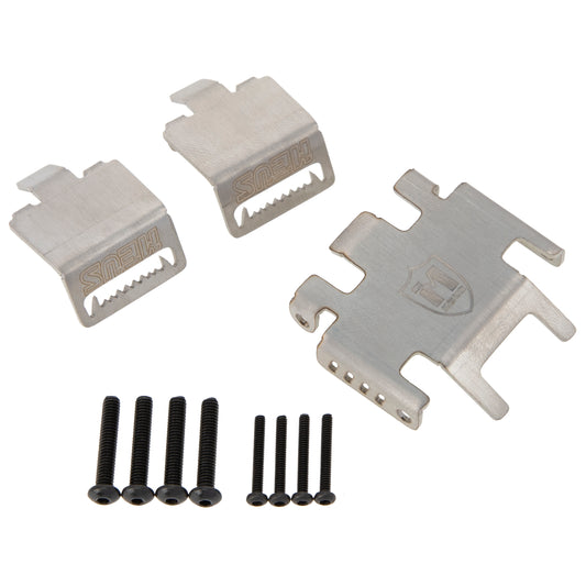 TRX4M Stainless Steel Chassis Armor Axle Protector set