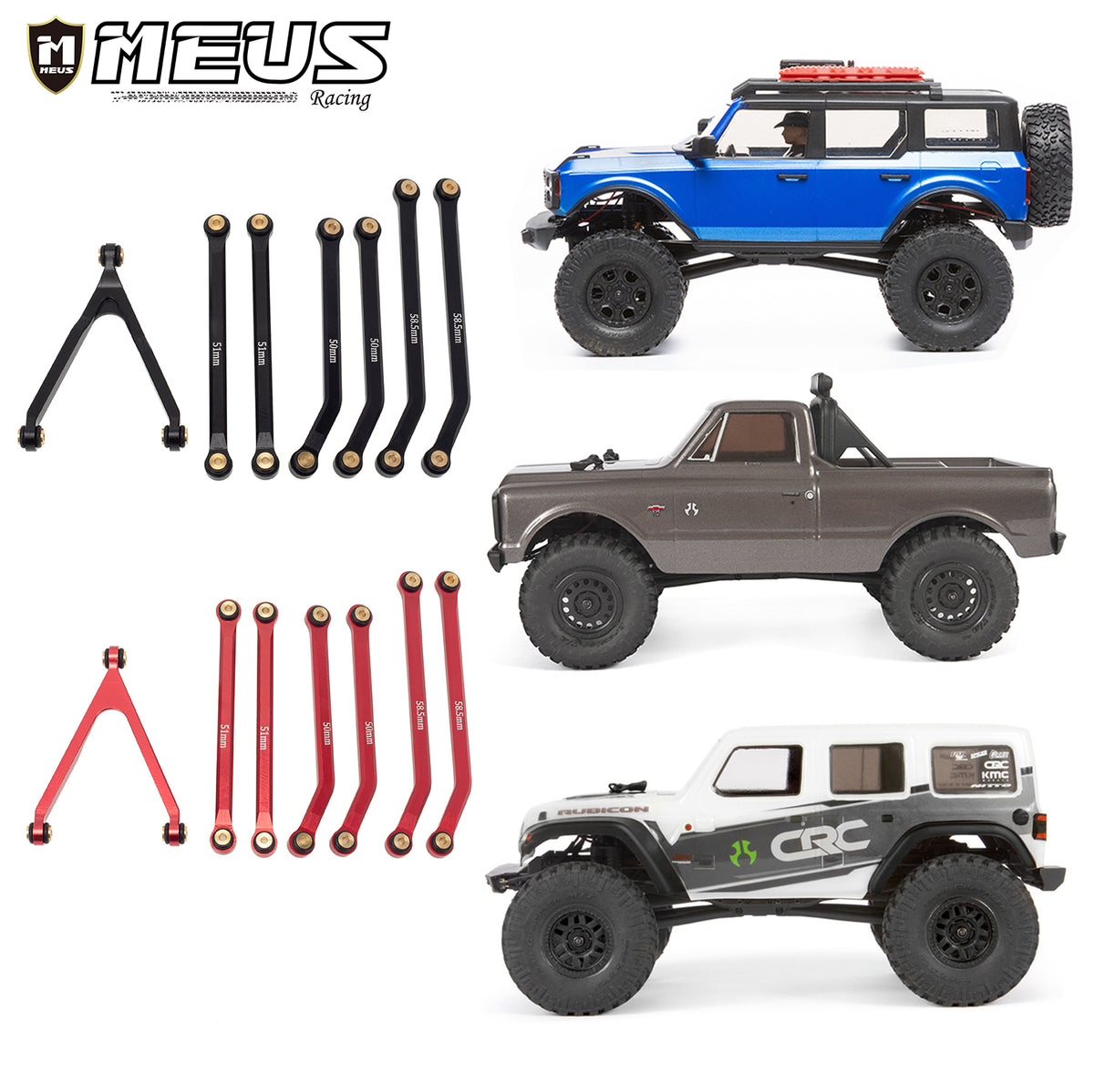 Supporto Corpo Posteriore Yeah Racing AXSC-060 In Alluminio – Axial SCX24 C10 - Foto 4